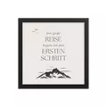 framed picture "every great journey begins with the first step" online kaufen bei shomugo gmbh