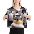 Poster Pinguine Selfie