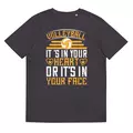T-Shirt "Volleyball": Volleyball; it’s in your heart or it’s in your face