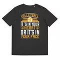 t-shirt "volleyball": volleyball; it’s in your heart or it’s in your face online kaufen bei shomugo gmbh