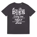 t-shirt "motivation": every person dies but not every one truly lives online kaufen bei shomugo gmbh