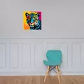 leopard poster | pop art poster | wall art poster - 5 verschiedene größen online kaufen bei shomugo gmbh