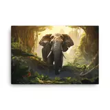 exklusiver leinwanddruck: "majestätische elefant im dschungel" online kaufen bei shomugo gmbh