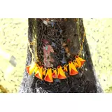 blütenzauber: handgefertigte golddrahtkette mit lebendigen polymer clay blütenblättern online kaufen bei ankrela "andrea's kreativ laden"