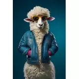 digitaler download: einzigartiges schaf mit sonnenbrille & lederjacke online kaufen bei ronny kühn