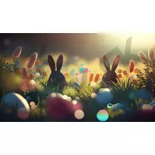ABSTRACT EASTER BUNNIES SCENE 16:9 [CLONE]