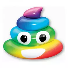 die bunte rainbow poo luftmatratze - der perfekte begleiter für sommerlichen wasserspaß! online kaufen bei shomugo gmbh