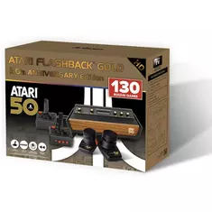 erlebe die retro-gaming-welt auf deinem tv: konsole atari flashback 11 gold 50th anniversary mit 130 vorinstallierten spielen online kaufen bei shomugo gmbh