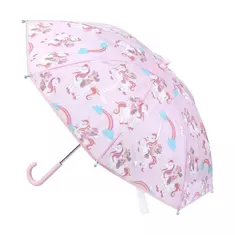 embrace the rain with our pink minnie mouse umbrella with unicorn and rainbow! online kaufen bei shomugo gmbh
