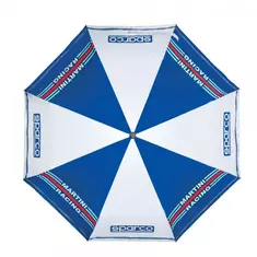 stylish sparco martini racing umbrella in blue/white - perfect protection in any weather online kaufen bei shomugo gmbh