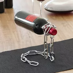floating chain wine bottle holder - captivate your guests online kaufen bei shomugo gmbh