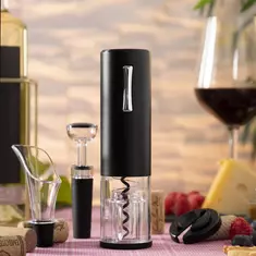 electric rechargeable wine opener with accessories online kaufen bei shomugo gmbh