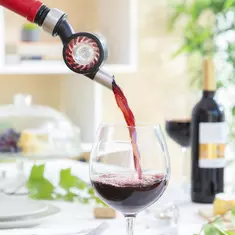 the wine tempter: wine aerator with windmill and stand online kaufen bei shomugo gmbh