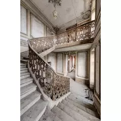 FINEART PRINT ~ SECESSION STAIRS #2 ~ GERAHMT