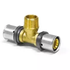 is press tee with ag brass 16 x 2.0 - 1/2" - 16 x 2.0 online kaufen bei all vendors