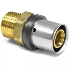 IS PRESS TRANSITION WITH AG BRASS 16 X 2,0 - 1/2"
