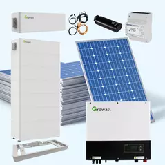 PHOTOVOLTAIC COMPLETE SET 10KWP INCL. 10,24KWH BATTERY STORAGE