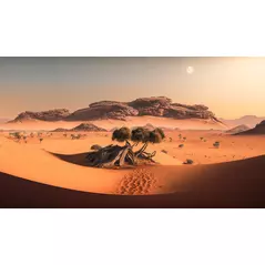 PHOTOREALISTIC IMAGE OF A DESERT LANDSCAPE