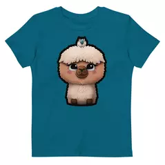 bio-baumwoll-t-shirt für kinder - lama online kaufen bei shomugo gmbh