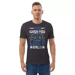 t-shirt "volleyball": you wish you could hit like a girl online kaufen bei alle anbieter