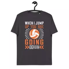t-shirt "volleyball": when i jump up you are going down online kaufen bei shomugo gmbh