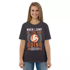 t-shirt "volleyball": when i jump up you are going down online kaufen bei alle anbieter