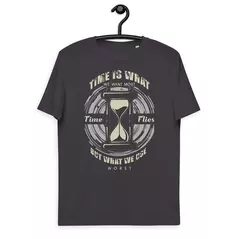 t-shirt "motivation": time is what we want most, but what we use worst online kaufen bei alle anbieter