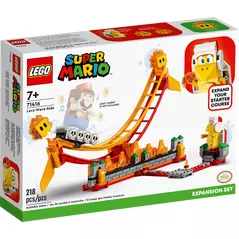 LEGO SUPER MARIO LAVA WAVE RIDE ERWEITERUNGSSET 71416 - FIRE BRO UND 2 LAVA BUBBLES FIGUREN ENTHALTEN via SHOMUGO - Dein Brand Store im Online Marktplatz
