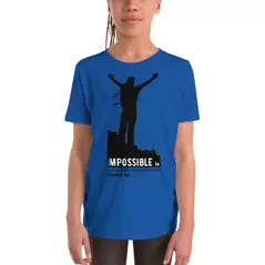 t-shirt "motivation": impossible is just a big word online kaufen bei alle anbieter