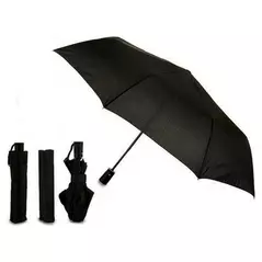 premium black polyester umbrella - compact and stylish online kaufen bei shomugo gmbh