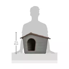 PREMIUM DOG SHED MADE OF 100% RECYCLED MATERIAL WITH DOUBLE VENTILATION GRIDS - THE IDEAL SOLUTION FOR YOUR FOUR-LEGGED FRIEND via SHOMUGO - Dein Brand Store im Online Marktplatz