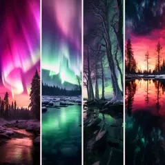 magical auroras: 4 exclusive midjourney prompts for posters, canvas and wallpaper online kaufen bei ronny kühn