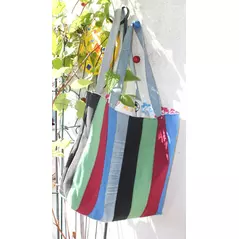 JEANSSTYLE DELUXE: COLORFUL RECYCLING UPCYCLED BAG WITH MARILYN MONROE FLAIR - HANDMADE MASTERPIECES! via SHOMUGO - Dein Brand Store im Online Marktplatz