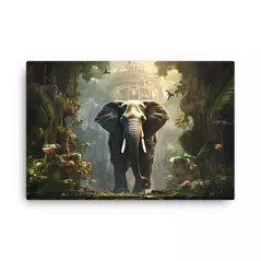 leinwanddruck "stolzer elefant im dschungel" - 36 x 24 zoll online kaufen bei shomugo gmbh
