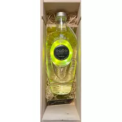 trüffelo gin  orange sonderedition beleuchtet in holzkiste  organic dry gin 44% vol.  blau, orange, grün, weiß online kaufen bei alle anbieter