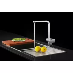 premium stainless steel kitchen faucet - 360° rotatable, single lever mixer, high pressure online kaufen bei veldenmarkt