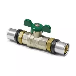 is press ball valve with butterfly handle green 20 x 2.0 mm online kaufen bei reitbauer haustechnik