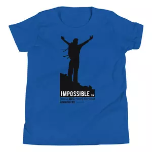 t-shirt "motivation": impossible is just a big word online kaufen bei shomugo gmbh