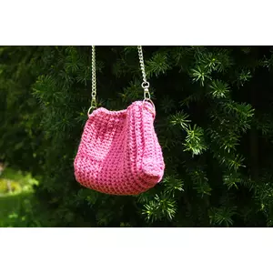 stylish and unique: our handmade shoulder bag in pink! online kaufen bei ankrela "andrea's kreativ laden"