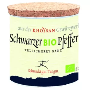 khoysan premium tellicherry schwarzer bio-pfeffer – authentische würze aus kerala, 100g online kaufen bei austriavital