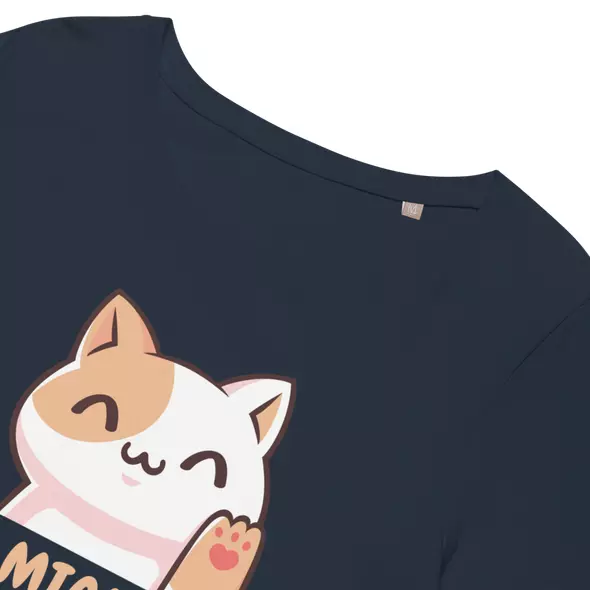 bio damen t-shirt "miau" online kaufen bei shomugo gmbh