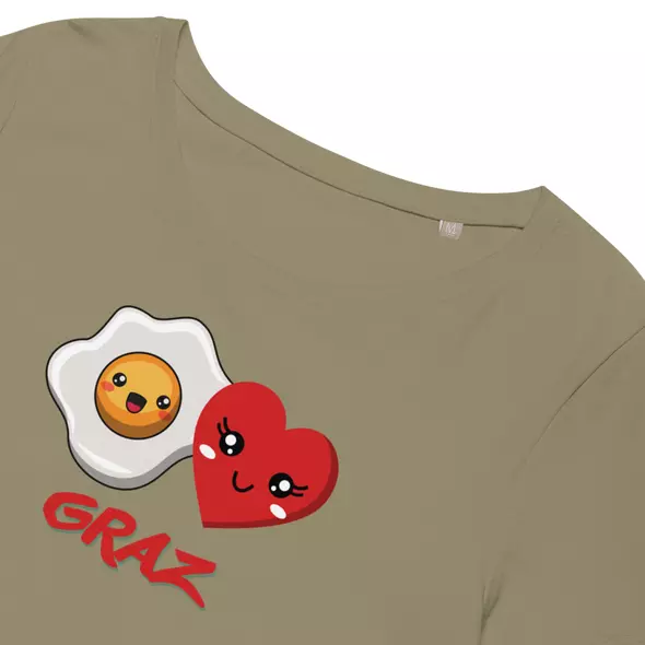 organic ladies t-shirt "ei love graz" online kaufen bei shomugo gmbh