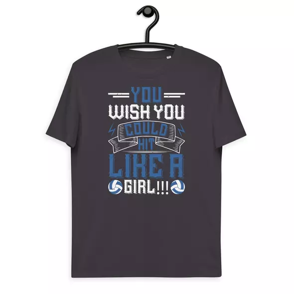 t-shirt "volleyball": you wish you could hit like a girl online kaufen bei shomugo gmbh