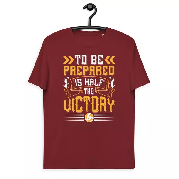 t-shirt "volleyball": to be prepared is half the victory online kaufen bei shomugo gmbh