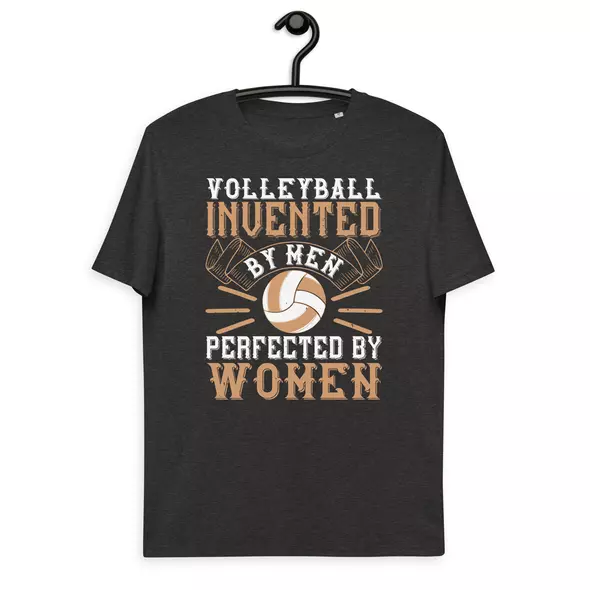 t-shirt "volleyball": volleyball invented by men, perfected by women online kaufen bei shomugo gmbh