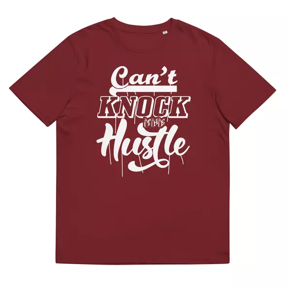 t-shirt "motivation": can't knock the hustle online kaufen bei shomugo gmbh