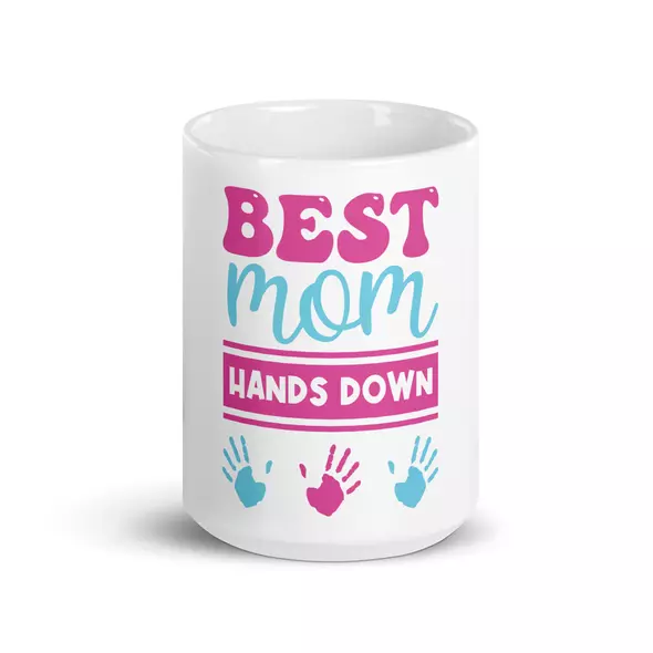 kaffeetasse "best mom, hands down" online kaufen bei shomugo gmbh
