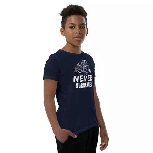 t-shirt "motivation": never surrender online kaufen bei shomugo gmbh