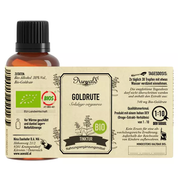 goldenrod organic tincture 30 ml online kaufen bei austriavital