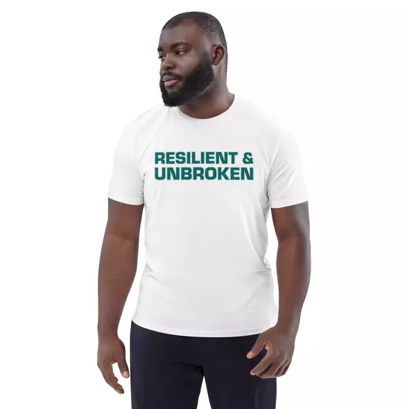 resilient & unbroken - unisex t-shirt aus bio-baumwolle | stanley/stella sttu169 online kaufen bei shomugo gmbh